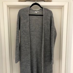 Amuse Society grey longline sweater